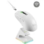 Mars Gaming MMW-ELITE Ratón Gaming Inalámbrico, Batería Recargable hasta 20000 DPI, Blanco